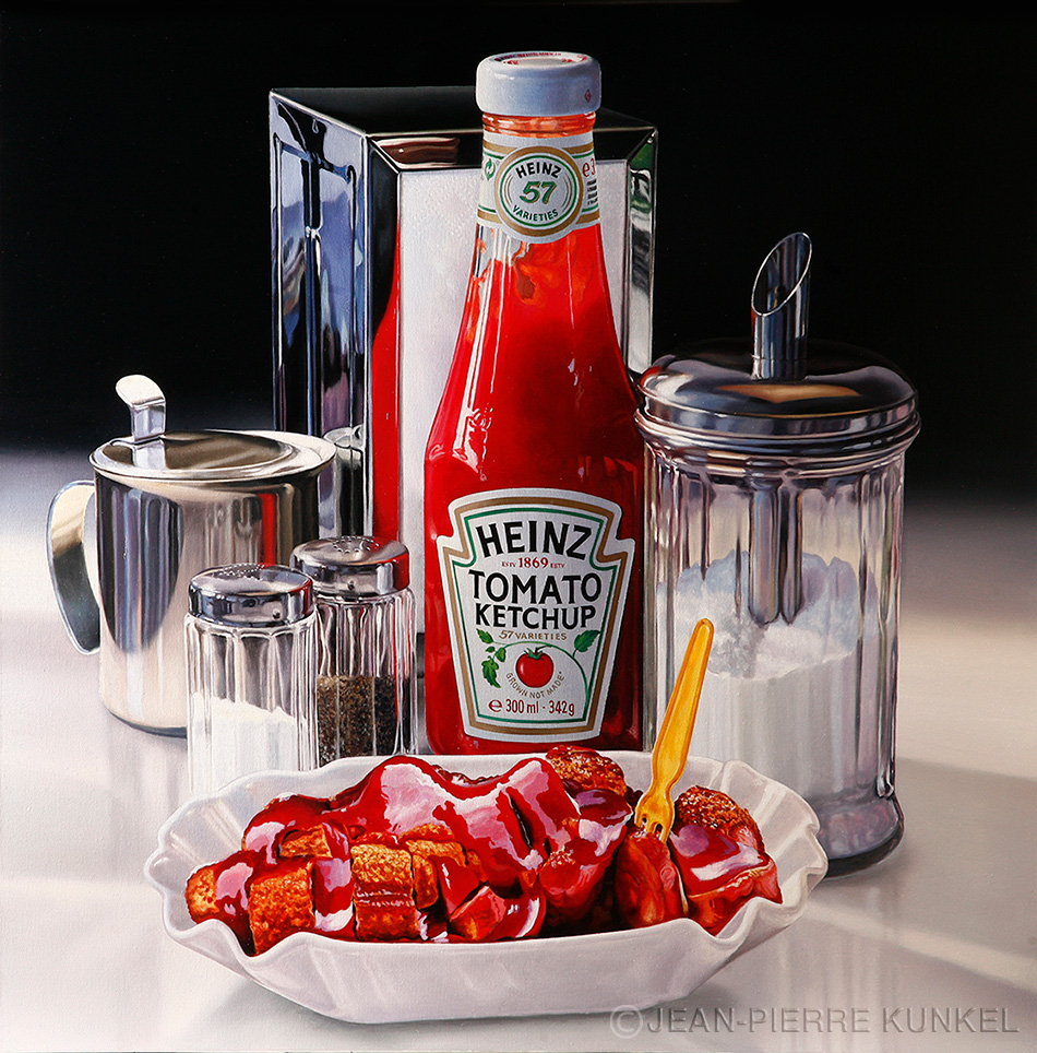 Heinz Ketchup, Öl auf Leinwand 80x80cm