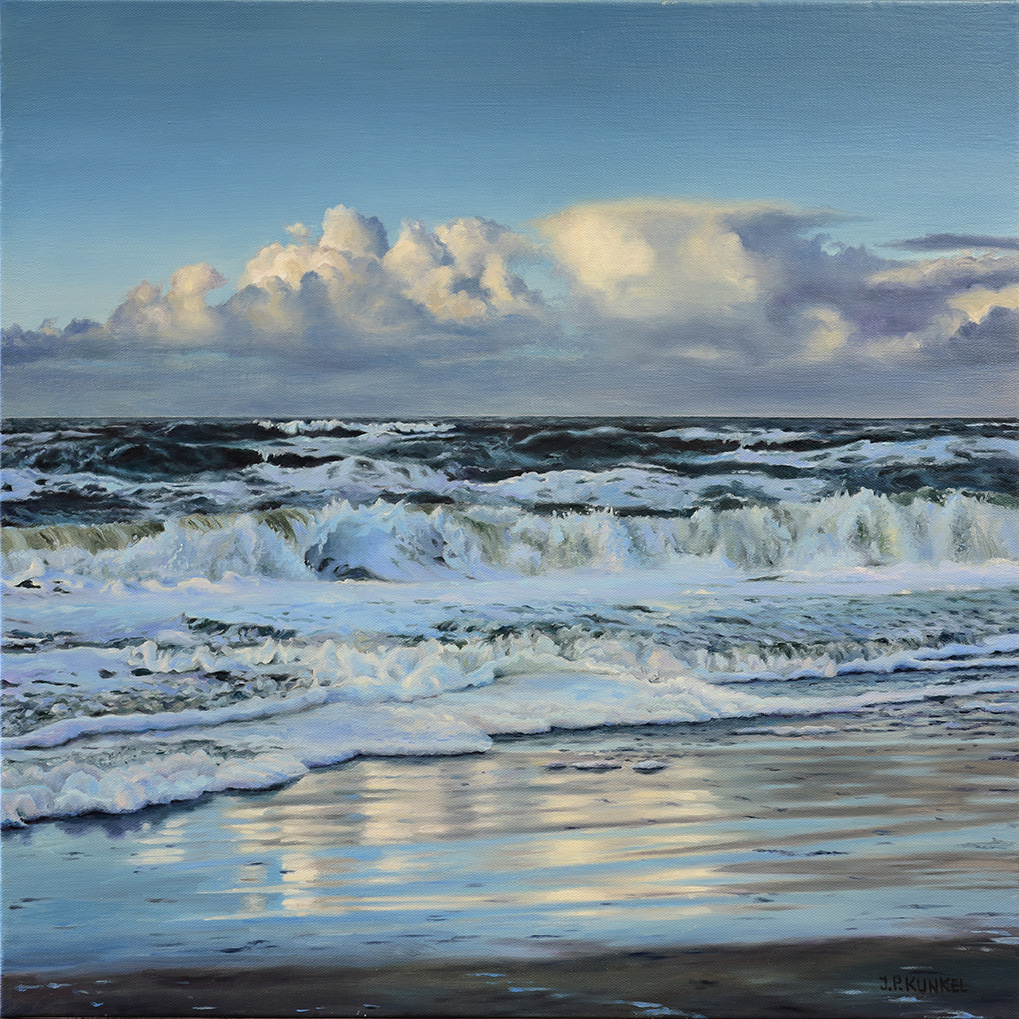 Syltimpressionen No. 17, Strand, Öl auf Leinwand 50x50 cm